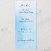 「True Love Blue」メニューカード メニュー (裏面)