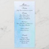 「True Love Blue」メニューカード メニュー (正面)