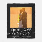 True Love Couleフォトフリースブランケット フリースブランケット (正面)
