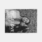 True Love Couleフォトフリースブランケット フリースブランケット (正面(横))