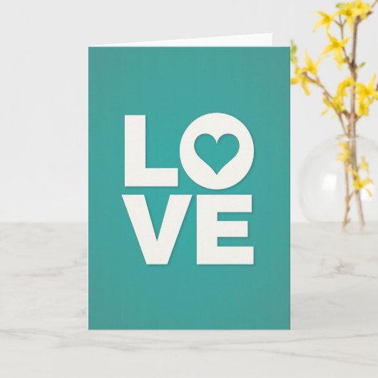 True Love Heart Card カード (黄色い花)