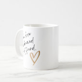 True Love Is Brewed Not Found – Cute Coffee Mug コーヒーマグカップ (正面左)
