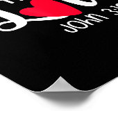 True Love John 3_16 Religious Valentine's Day Chri ポスター (角)