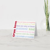 True Love Noteカード シーズンカード (正面)