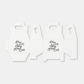 True Love Story白黒結婚ズ,ブライダルシャワー フェイバーボックス (折り畳みなし)