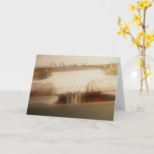 True Love Story 40th Anniversary Card カード (黄色い花)