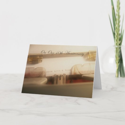 True Love Story 40th Anniversary Card カード (正面)