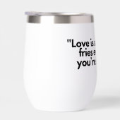 True Love Tumbler – フライ、愛、犠牲 (右面)