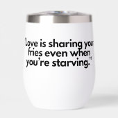 True Love Tumbler – フライ、愛、犠牲 (正面)