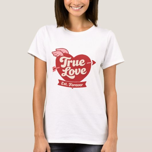 True Love - Valentine's Day  Tシャツ (正面)