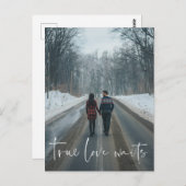 True Love Waitsの延期結婚変更はがき ポストカード (正面/裏面)