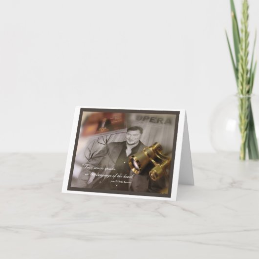 True Music Noteカード カード (正面)