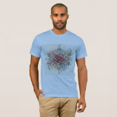 True North Bliss | 薔薇のコンパスタトゥーTシャツ Tシャツ (正面フル)