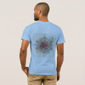 True North Bliss | 薔薇のコンパスタトゥーTシャツ Tシャツ (裏面フル)