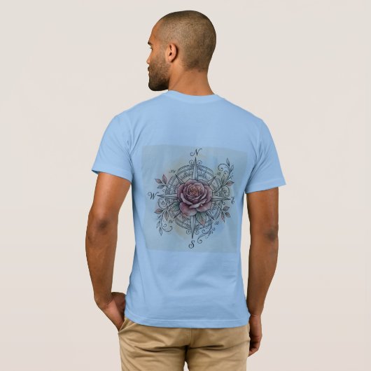 True North Bliss | Rose Compass Tattoo Tee Tシャツ (裏面フル)