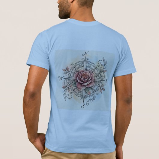 True North Bliss | Rose Compass Tattoo Tee Tシャツ (裏面)