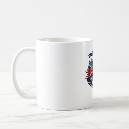 True North Certified - 冬を乗り越えたマグカップ コーヒーマグカップ (左)