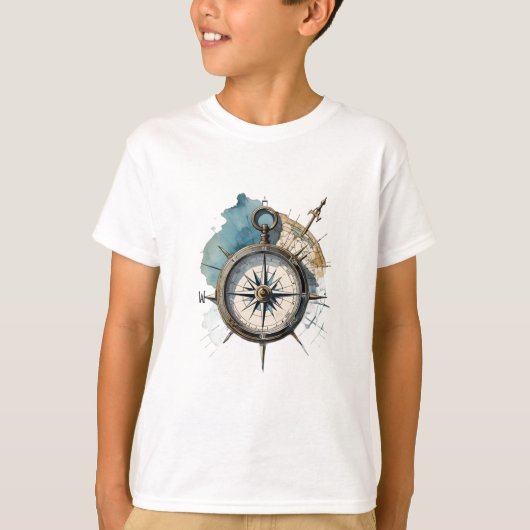 True North Guided by Direction Compass of the Soul Tシャツ (正面)