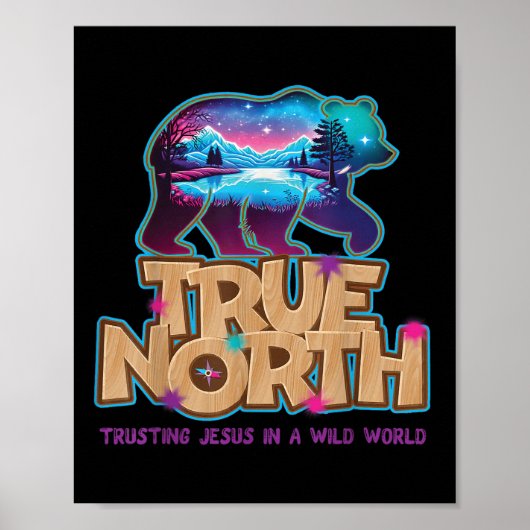 True North Trusting Jesus Vbs 2025 ワイルドワールド 聖書 ポスター (正面)
