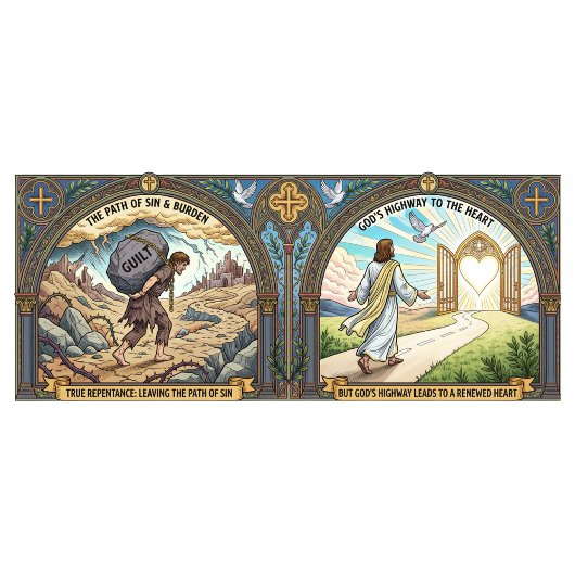 True Repentance - God's Highway to The Heart Tシャツ
