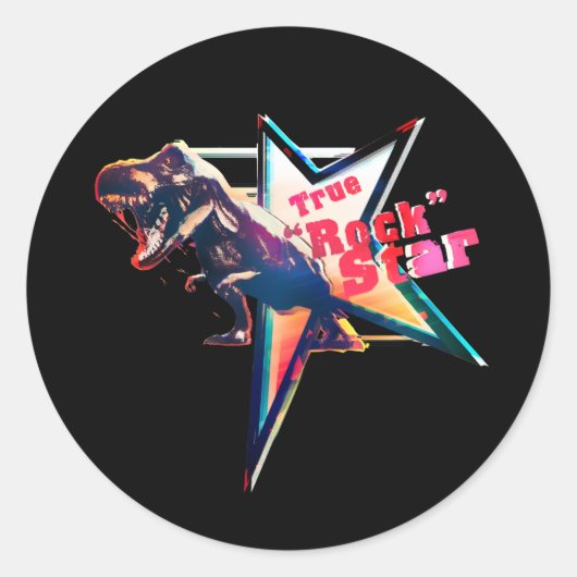 True “Rock” Star ラウンドシール (正面)