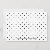 True Romance編集可能な色Date Cardを保存 セーブザデート (裏面)