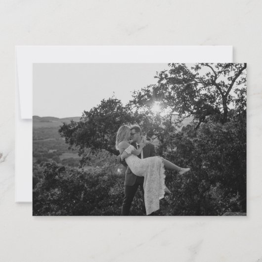 True Simplicity 3 Beige & Black Thank You Note サンキューカード (裏面)