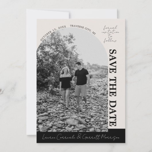 True Simplicity 3 Modern Beige & Black セーブザデート (正面)