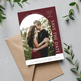 True Simplicity 4 | Deep Burgundy | Save The Date セーブザデート