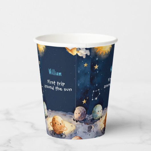 True Space First Trip Around The Sun 1st Birthday 紙コップ (右)