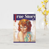 True Storyグリーティングカード1932 カード (黄色い花)