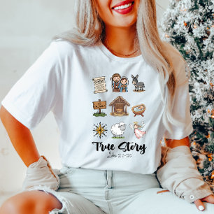 True Story出生Tシャツ Tシャツ