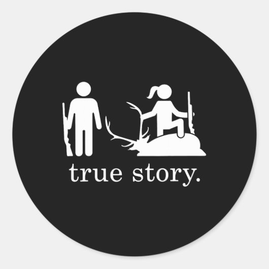 True Story狩り ラウンドシール (正面)