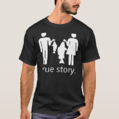 True Story魚釣り Tシャツ (正面)