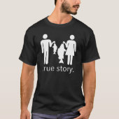 True Story魚釣り Tシャツ (正面)