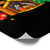 True Story Christian Christmas Family Pajamas Pjs ポスター (角)