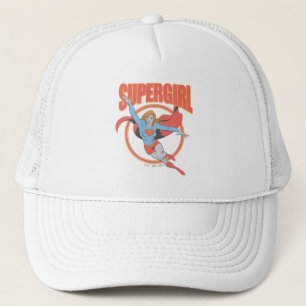 True Vintage Supergirl Flying Graphic キャップ