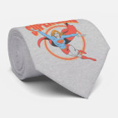 True Vintage Supergirl Flying Graphic ネクタイ (ロール)
