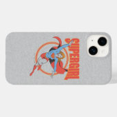 True Vintage Supergirl Flying Graphic Case-Mate iPhoneケース (裏面 (横))