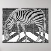 True Zebra Poster Print ポスター (正面)