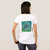 "#truestory" クロス ヒョウ柄 ハート tシャツ (裏面フル)