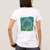 "#truestory" クロス ヒョウ柄 ハート tシャツ (裏面)