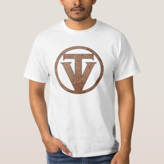 TrueVanguardのロゴ Tシャツ (正面)