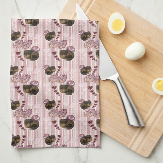 Truffle- Stripes キッチンタオル (四つ折り)