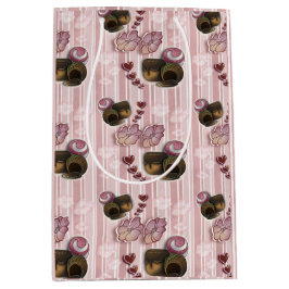 Truffle- Stripes ミディアムペーパーバッグ