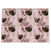 Truffle- Stripes ラージペーパーバッグ (正面)