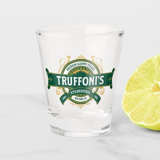 Truffoni'sのスロッピー・ステークス ショットグラス (正面)