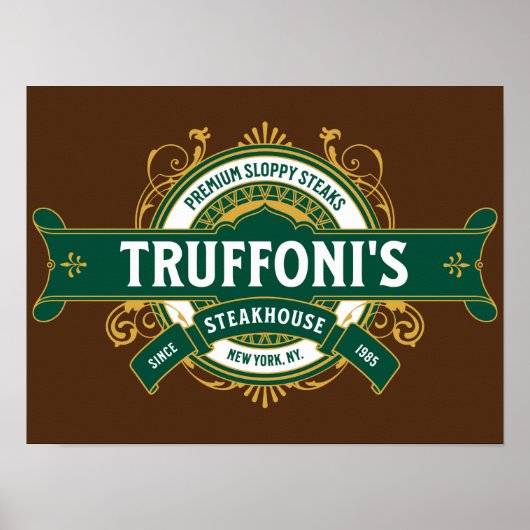 Truffoni'sのスロッピー・ステークス ポスター (正面)