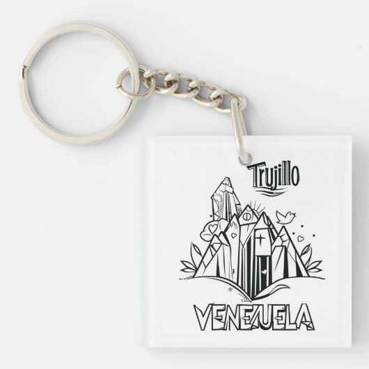 Trujillo Venezuela diseño artístico | Virgen paz キーホルダー (正面)