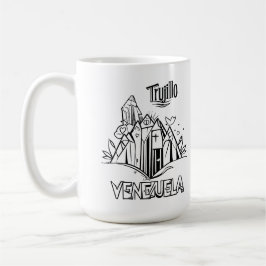 Trujillo Venezuela diseño artístico | Virgen paz コーヒーマグカップ